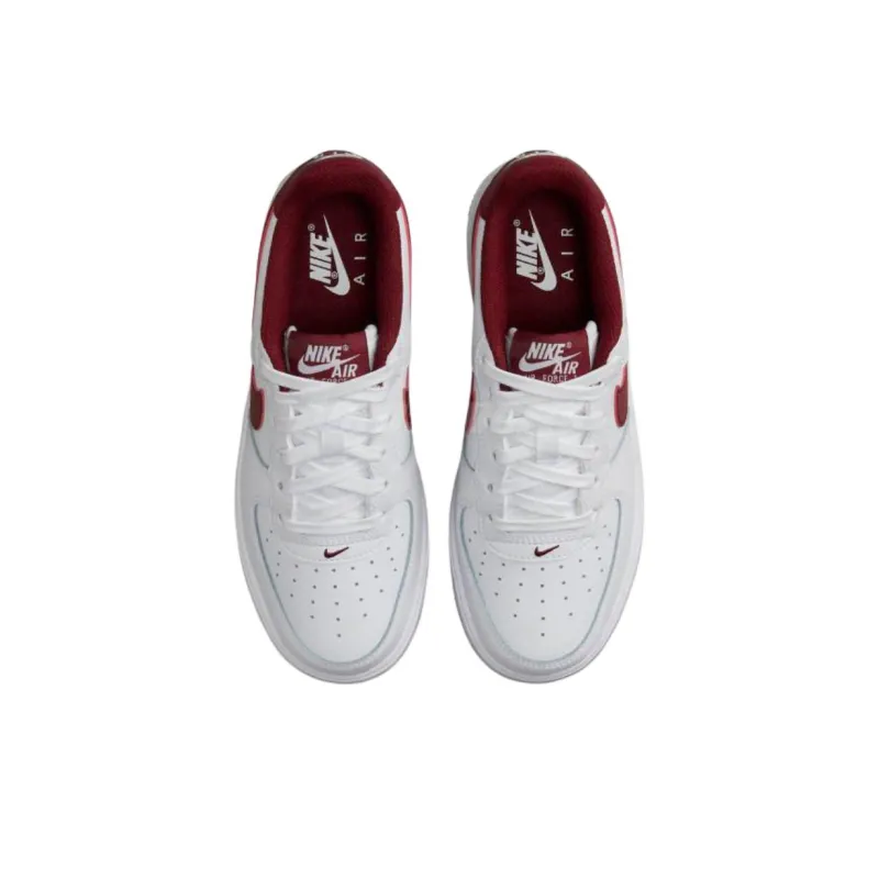 Nike Air Force 1 White Team Red GS-2