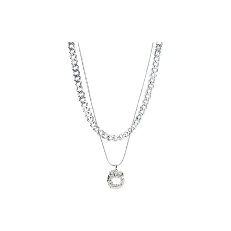 ACIUM Normcore Style Commute Versatile, Titanium Steel Non Oxidizing Necklaces Unisex-0