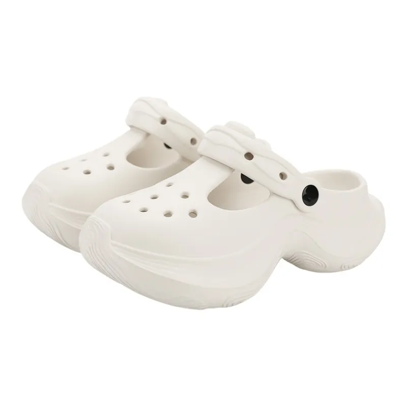 Warm Edge Platform Slippers For Women's Summer Indoor Home Height Increasing Fashion Trend Closed Toe Slippers-4