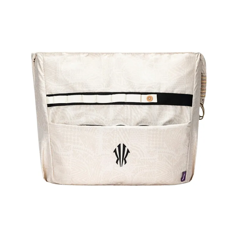 Anta Irving Series Polyester Jacquard Fabric Crossbody Bag Regular Unisex Corn White-2
