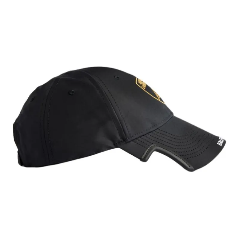 Balenciaga Polyester Baseball Caps Unisex Black-3