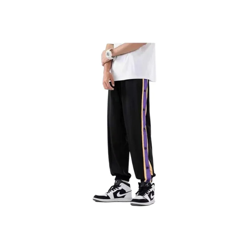 JIMI&JONS Casual Pants Unisex Purple-1