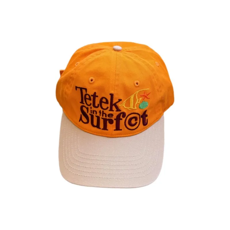 ARTEC Cotton Baseball Caps Unisex Orange/Pink-1