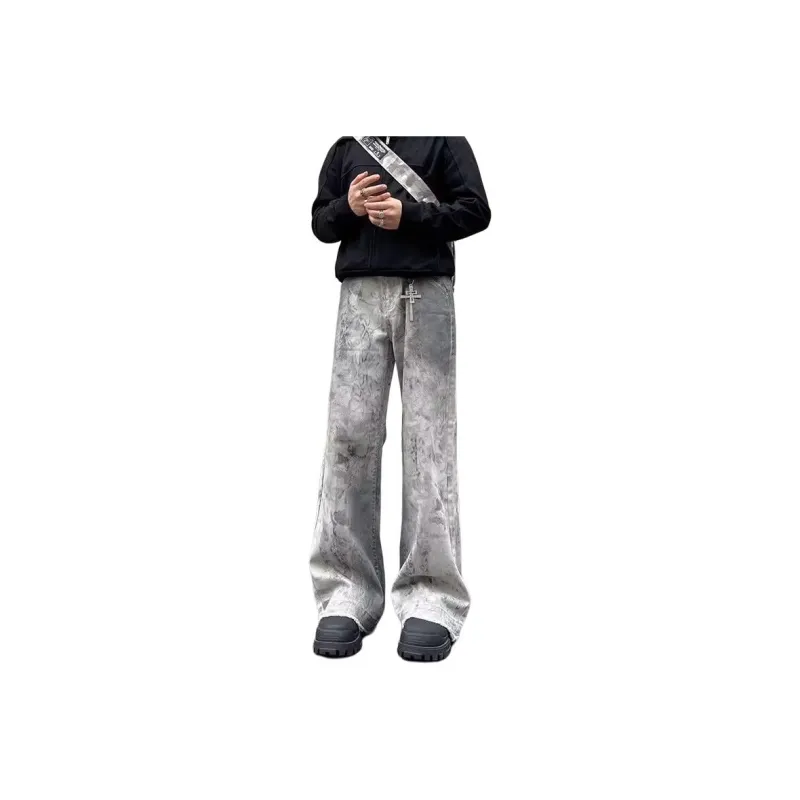 MGXEK Jeans Unisex Gray-0
