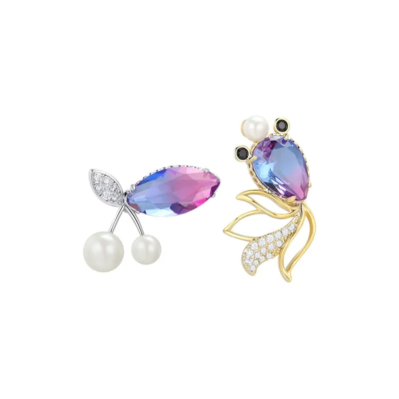 Zoo Jewel Alloy Brooches Women's-0
