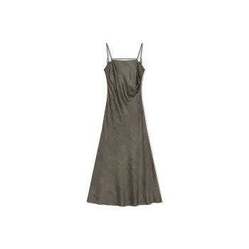 COVERINS Slip Dresses Women's Dark Grass Green
