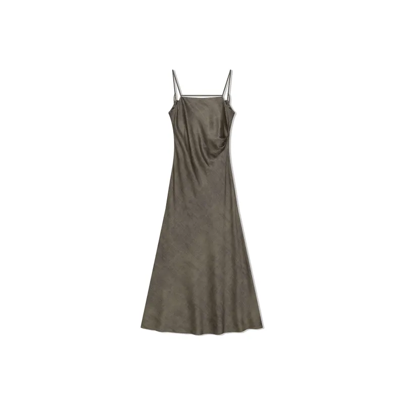 COVERINS Slip Dresses Women's Dark Grass Green-0