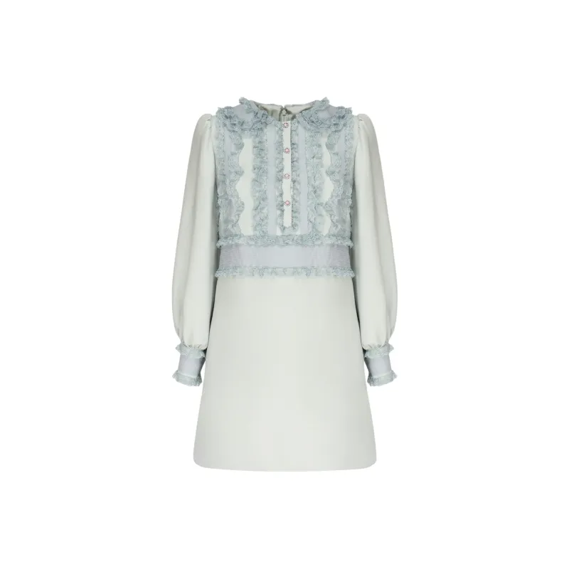 Valentino Long Sleeved Dress Women's Green-0