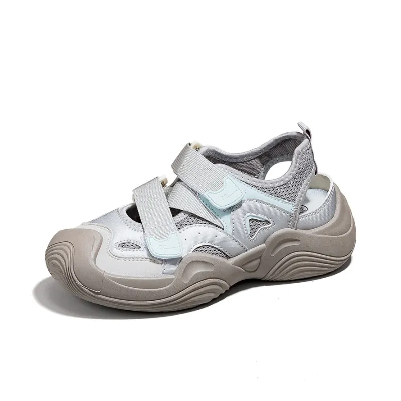 Warrior Breathable And Lightweight Low Top Casual Shoes Women's Gray Blue-1