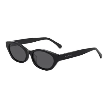 CAPONI Plate Frame Irregular Shape Sunglasses Unisex Multicolor