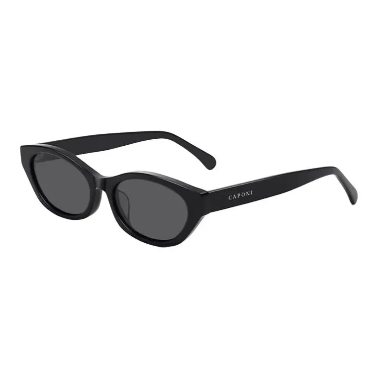 CAPONI Plate Frame Irregular Shape Sunglasses Unisex Multicolor-0