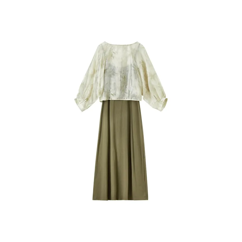 SENTUBILA Two Piece Skirt Sets Women's-1