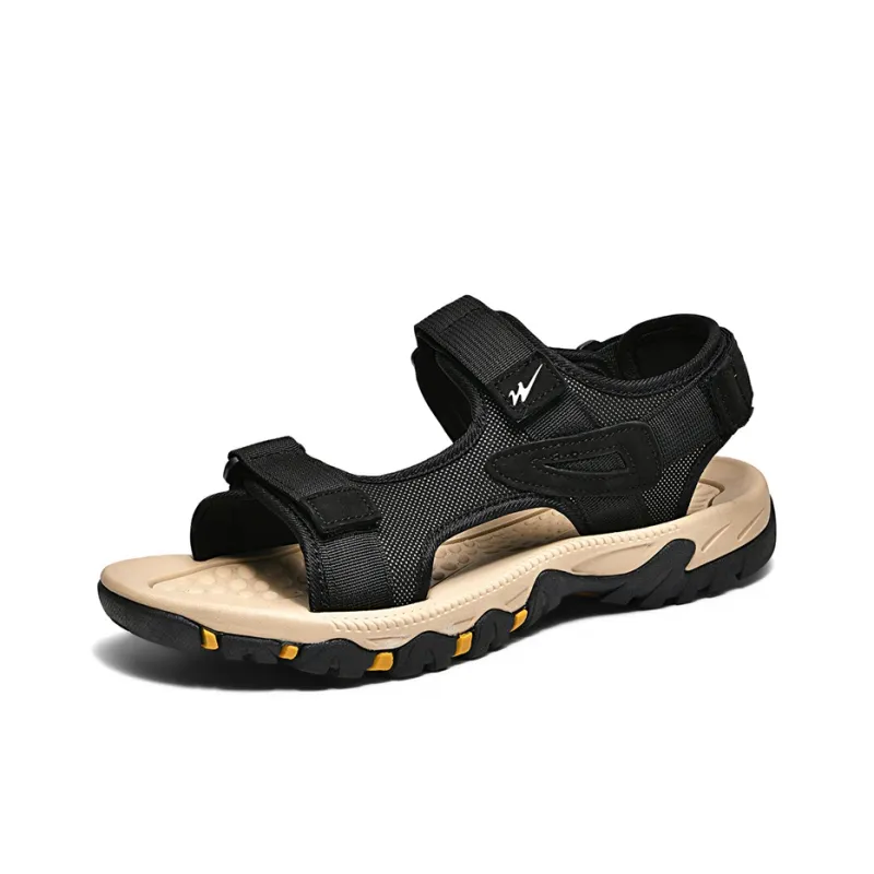 Binary Beach Sandals Men's Black-3
