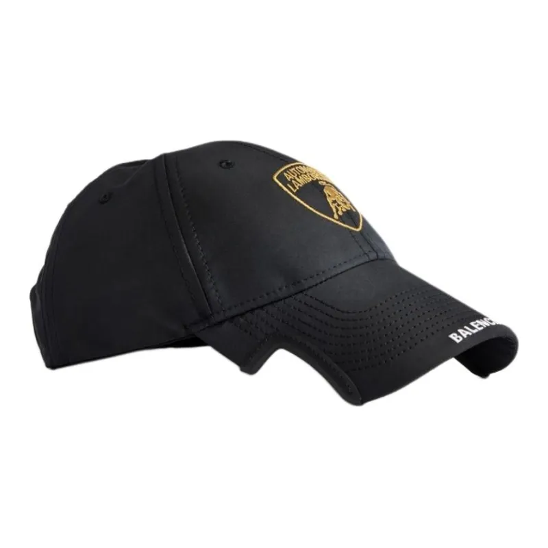 Balenciaga Polyester Baseball Caps Unisex Black-2