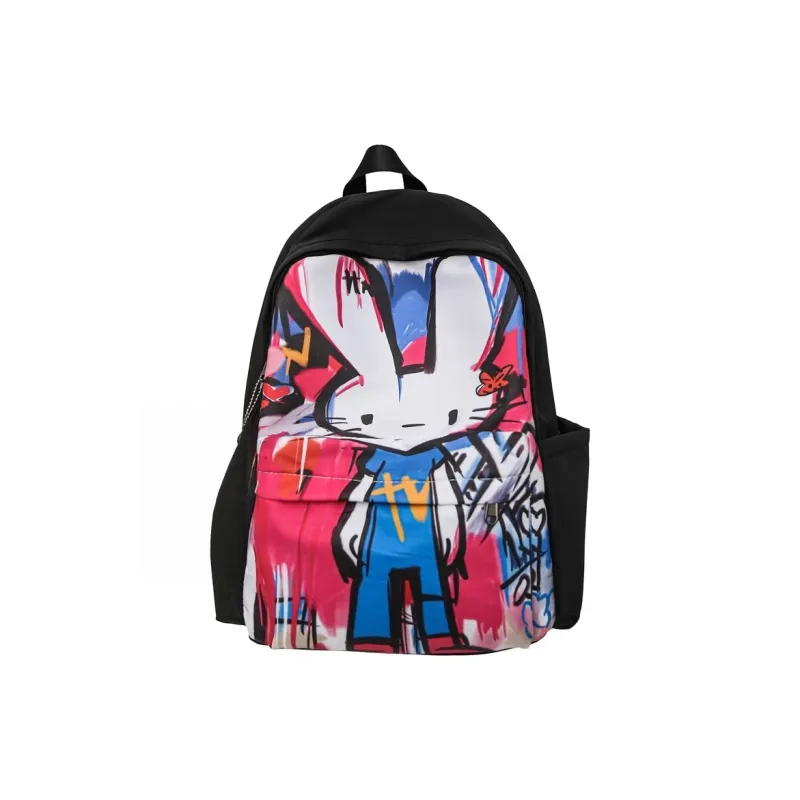 Vack Nylon Backpack Unisex Multicolor-4