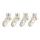 Print Bowknot *2+Bowknot+All over Butterfly Bowknot Flower