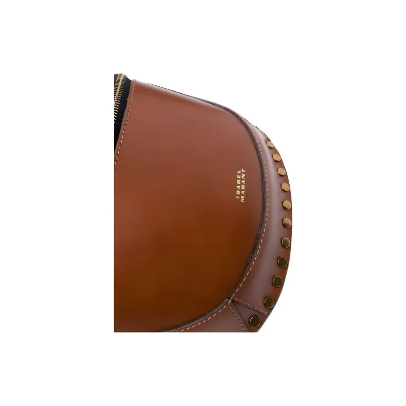 ISABEL MARANT Calfskin Crossbody Bag, Shoulder Bag Women's Brown-3