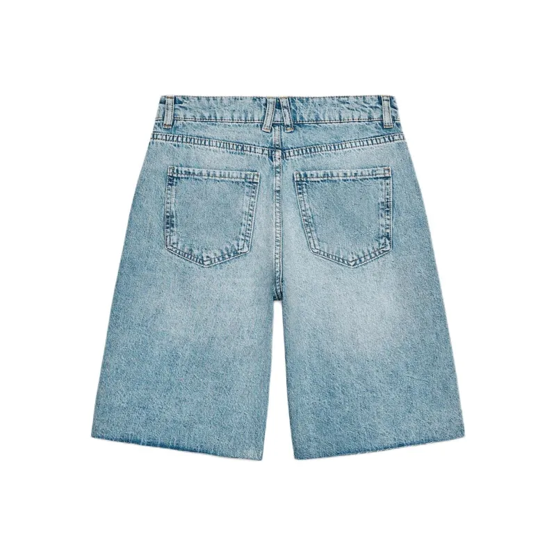 ZARA Denim Shorts Women's Medium Blue-1