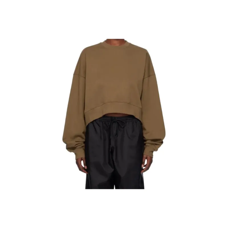 WARDROBE.NYC Sweatshirt Women's Brown-0