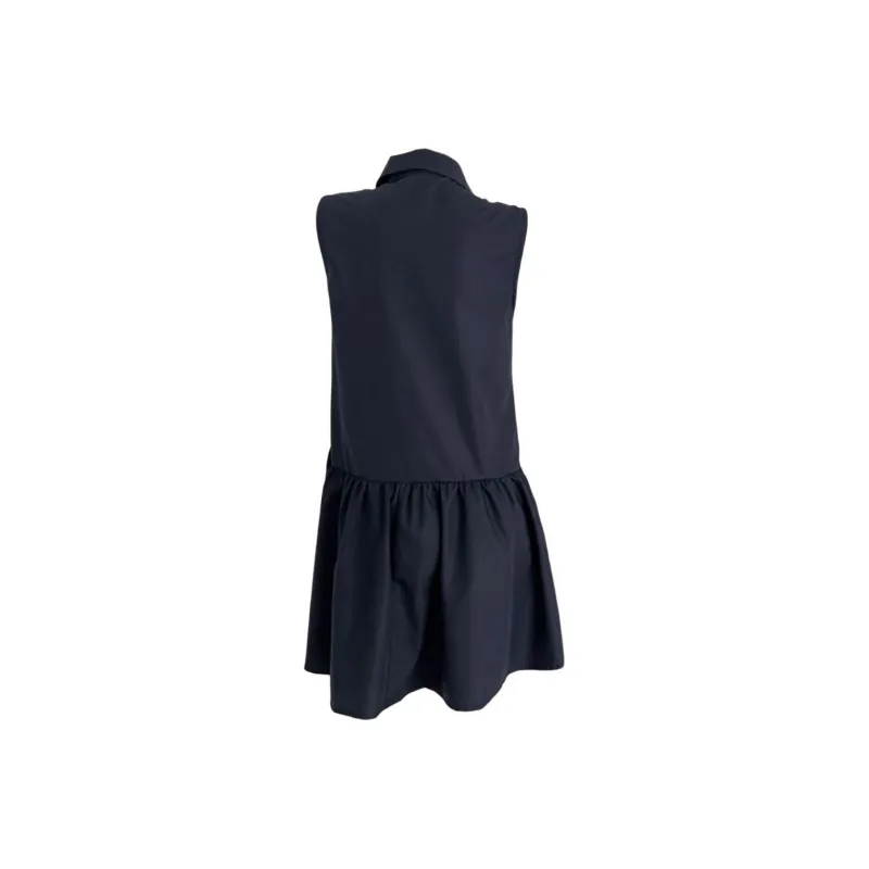 OZVO Sleeveless Dresses Women's Navy Blue-1