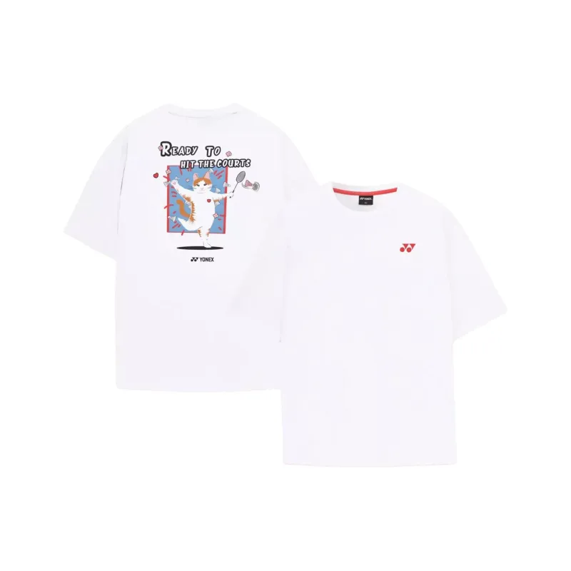 YONEX T Shirts Unisex White-3