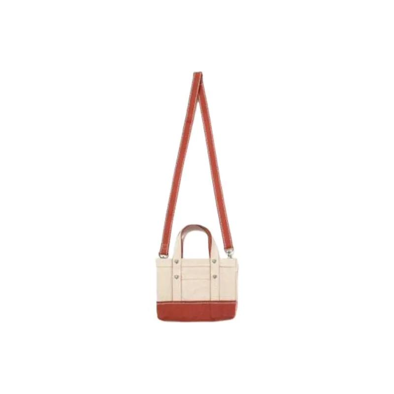 HUMAN MADE Heavy Canvas Mini Shoulder Tote Bag White-6