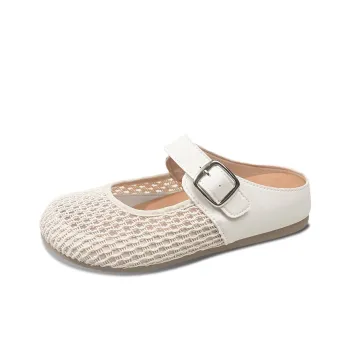 JINDUN Rubber Sole Abrasion Resistant Slip Resistant Closed Toe Slippers Women's
