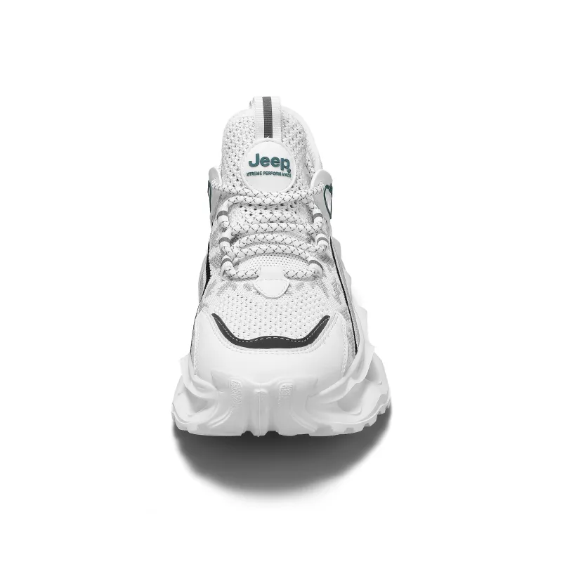 Jeep Cushioning Height Increasing Abrasion Resistant Slip Resistant Low Top Chunky Sneakers Men's-5