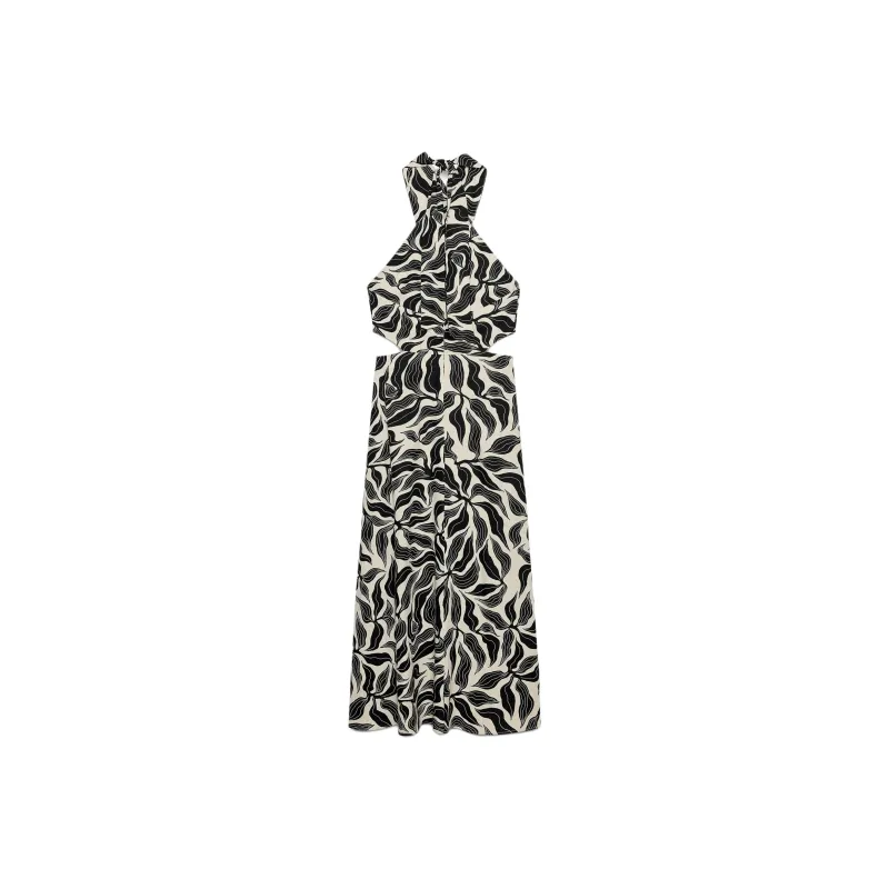 ZARA Sleeveless Dresses Women's Black/Nude-1