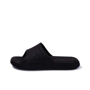 PEAK Tai Ji1.0 Slip Resistant Abrasion Resistant Cushioning Slide Slippers Unisex All Black