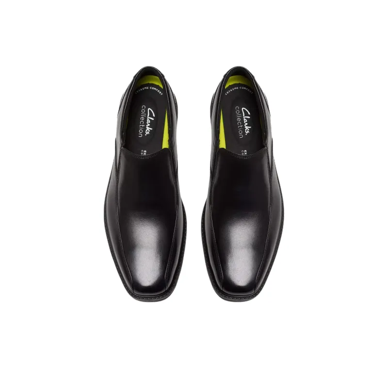 Clarks Bolton Free II Loafers Men's Black-3