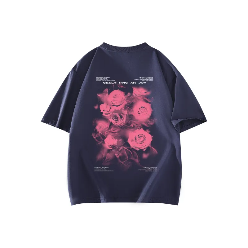 TONYKRZ T Shirts Unisex Navy Blue-1