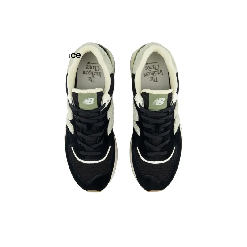 New Balance 574 Legacy Anti Slip Wear Resistant Low Top Running Shoes Unisex Black D Width-3