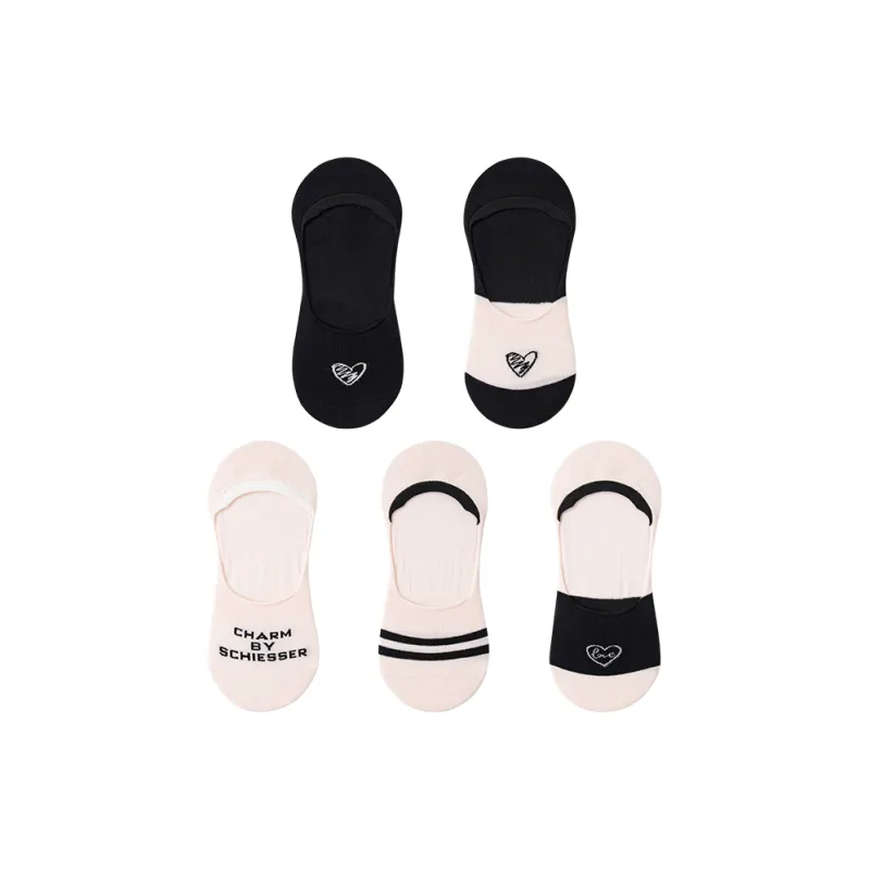 Shuya No Show Socks Women's 5 Pack-0