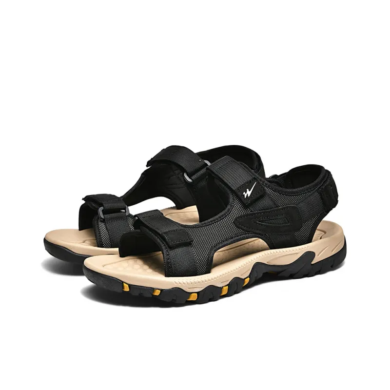 Binary Beach Sandals Men's Black-1