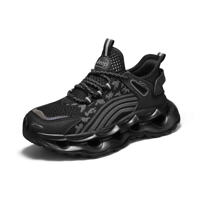 Jeep Cushioning Height Increasing Abrasion Resistant Slip Resistant Low Top Chunky Sneakers Men's-8