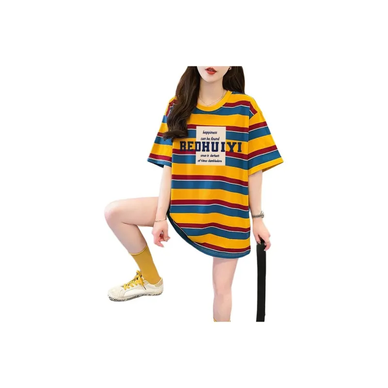 GOSO T Shirts Women's Yellow-0