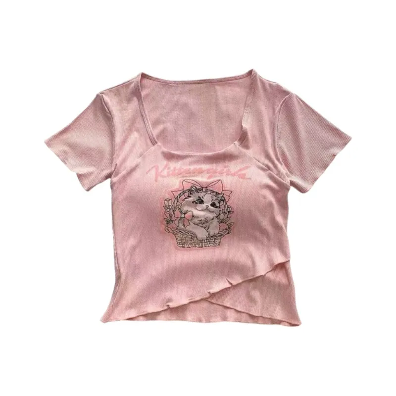Cotton Gene T Shirts Women's-0