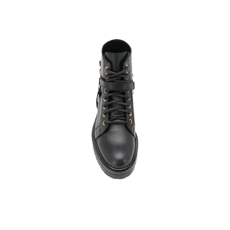 BALMAIN Ranger Ankle Boots 5cm Women's Black-4
