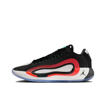Jordan Luka 4 Anti Slip Wear Resistant Low Top Basketball Shoes Unisex Black White Red Asian Version