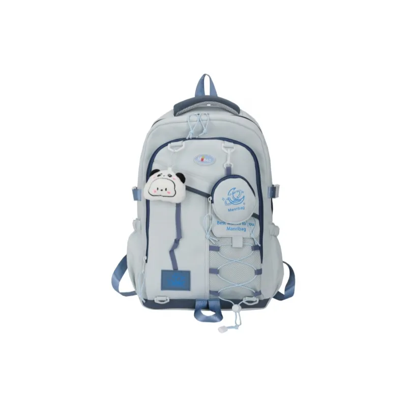 ZOGA Oxford Backpack Unisex Black/White/Purple/Blue/Coffee-15