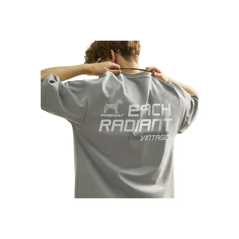 Tonlion T Shirts Men Space Gray-4
