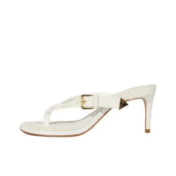 Schutz Slip Resistant Flip Flops 7.5cm Women's White
