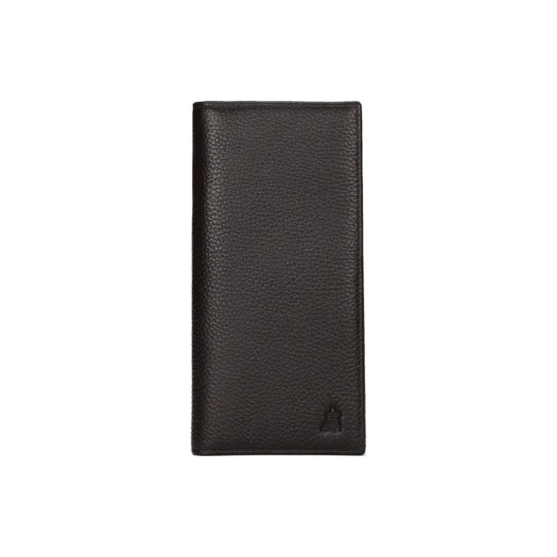 MEXICAN Cow Leather Wallet Men's Black/Coffee-5