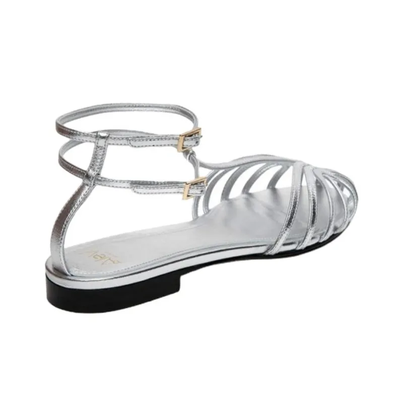 ALEVI Elena Roman Sandals Women's Silver-3