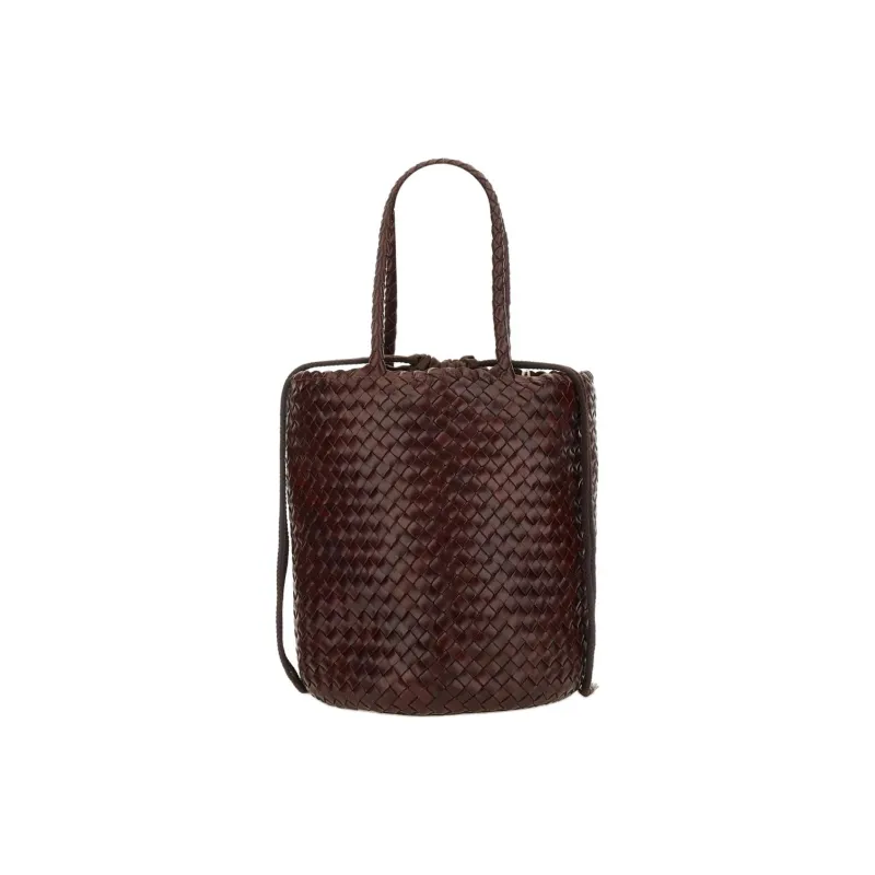 Dragon Diffusion Leather One Shoulder Handbag Women's Brown-0