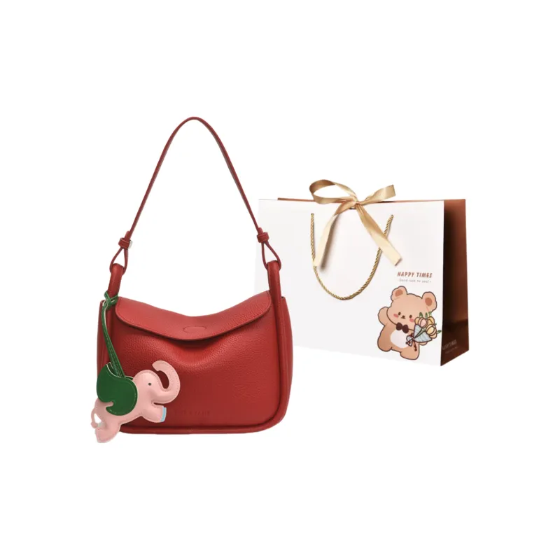 ERANGBEAR PU Crossbody Bag Women's Yellow/White/Black/Khaki/Red-7