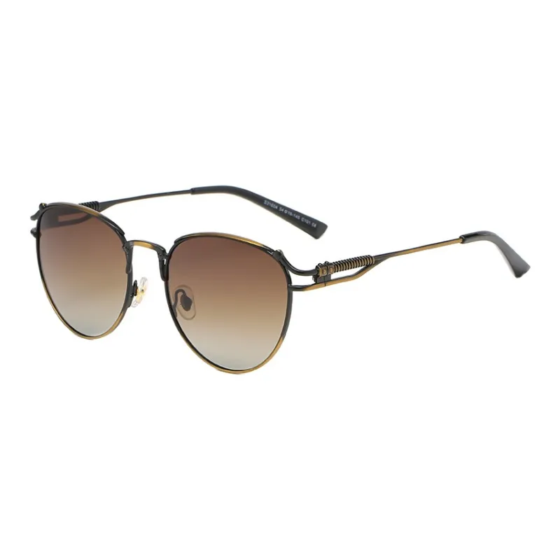 SOMAN Metal Oval Sunglasses Unisex-6