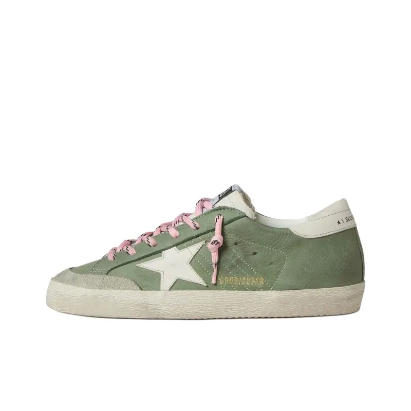 Golden Goose Super Star LTD Low Top Skateboard Shoes Women's Green-0