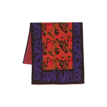 VERSACE Polyester, Polyamide Knit Scarves Women's Multicolor